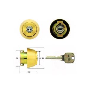 美和ロック シリンダー U9 PR DA.CY LA(DA) 扉厚33㎜-42㎜ 楽天市場】MIWA U9 LA(DA).CY 扉厚50-57mm ST シルバー色 キー3本付 LA