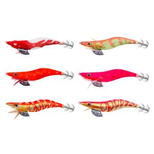 ルナヒサノ 餌木五郎 エギ5本セット ケース付き ケイムラ＆リアル