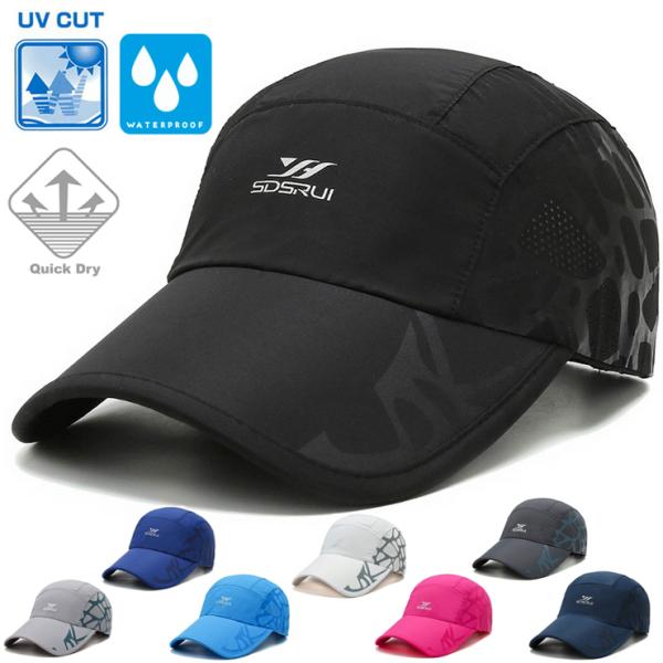 SPIDER DESIGN　ランニング キャップ　UVカット　ジョギング　スポーツ　メッシュキャップ...