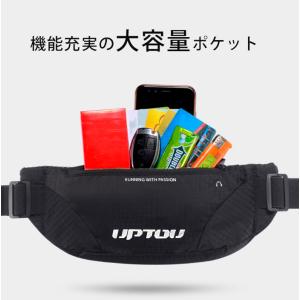 ランニングポーチ マラソン ウエストバック ジ...の詳細画像5