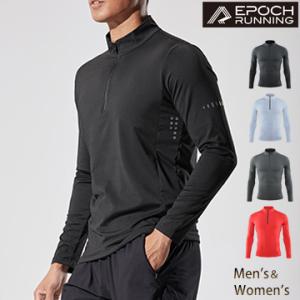 P37　ランニングウェア メンズ　レディース　クイックドライ　ハイネック長袖シャツ　tシャツ　 アウ...