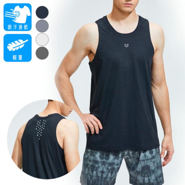タンクトップ　速乾　通気性　薄生地　T3201 ランシャツ　スポーツ　ノースリーブ　メンズ　ランニン...