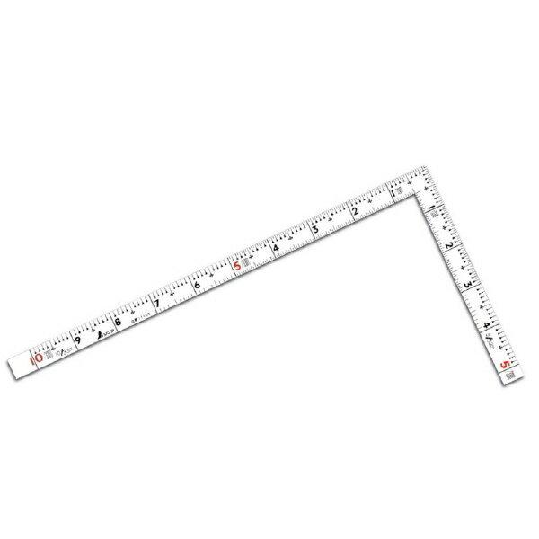 シンワ測定  曲尺  同厚  ホワイト  名作  1尺/30cm  併用目盛  11105