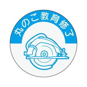 資格表示ヘルメット用ステッカー 丸のこ教育修了 ...の商品画像