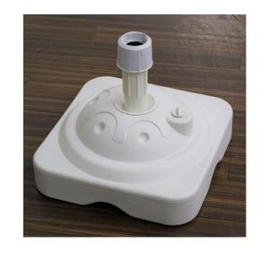 のぼり旗用水タンク 注水タンク 台座　角型　白　8L　350×350