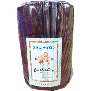 地球ライオン印 スパンナイロン撚糸 カッチ色 10番/12本 左3ツ撚り 1kg×1巻 愛和産業｜rune