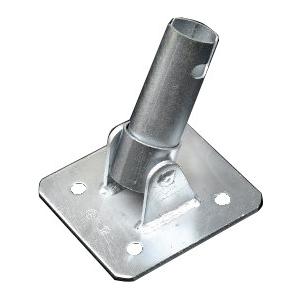 ジャッキ ベース 直径42.7-48.6mm用 JB-35 6本入 枠組部品 単管 パイプ