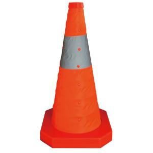 折りたたみ式 カラーコーン ミニ 赤 パイロンの詳細画像1