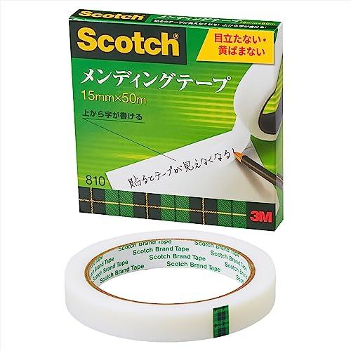 3M テープ メンディングテープ 15mm×50m 大巻 810-3-15 スコッチ