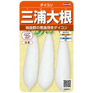 サカタのタネ 実咲野菜5077 三浦大根 ダイコン 00925077