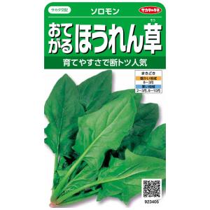 サカタのタネ 実咲野菜3405 おてがるほうれん草 ソロモン 00923405