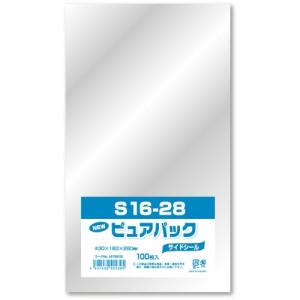 エスティシー 透明 袋 ピュアパック S 16-28 100枚入｜rung