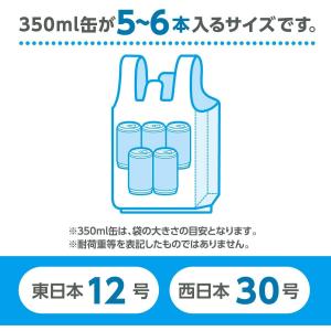 ジャパックス レジ袋 乳白 東日本12号 西日...の詳細画像5