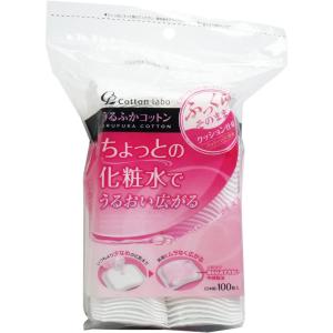 コットンラボ うるふかコットンパフ 100枚の商品画像