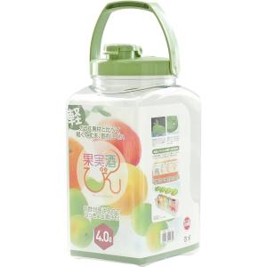 タケヤ化学工業(Takeya) 果実酒瓶 S型 4.0L プラスチック みどり