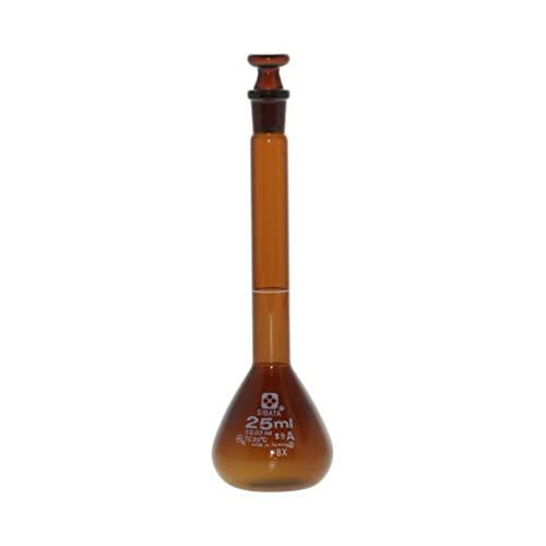 メスフラスコ (全量フラスコ・スーパーグレード) 茶 25mL /6-241-04