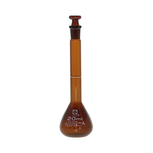 メスフラスコ (全量フラスコ・スーパーグレード) 茶 20mL /6-241-03
