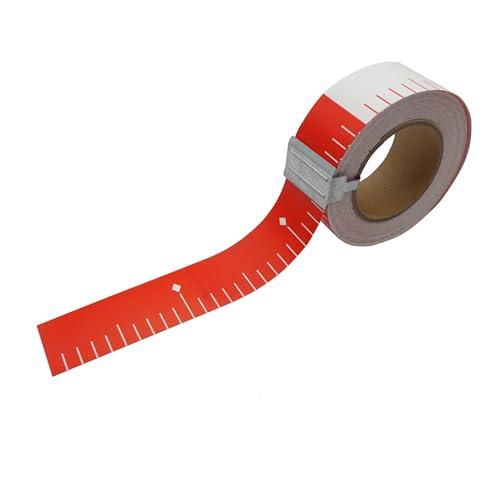 ビッグマン(Bigman) 強力貼付 テープロッド 30cm 50mm×25mm 赤白 BTR50R...