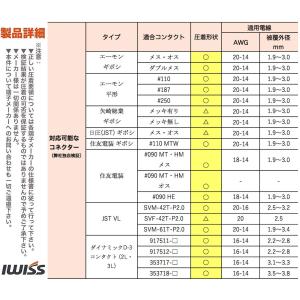 アイウィス(IWISS) ラチェット式 ギボシ...の詳細画像5