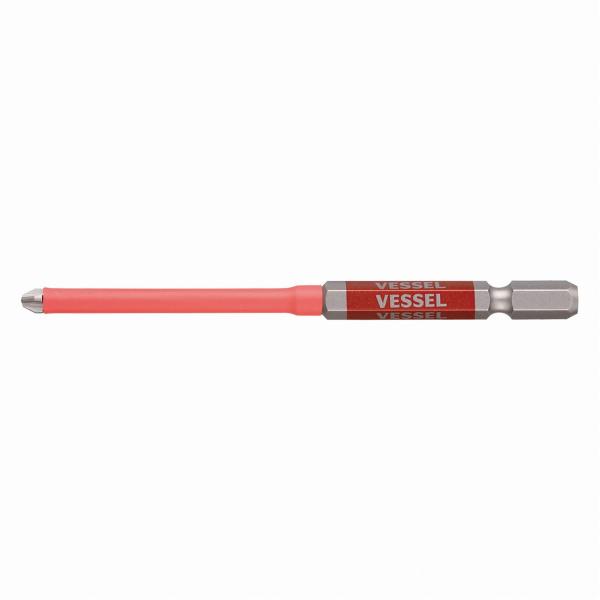 ベッセル(VESSEL) 被覆 チューブ付 剛彩 ビット 40V対応 +2×100 1本 GSC16...