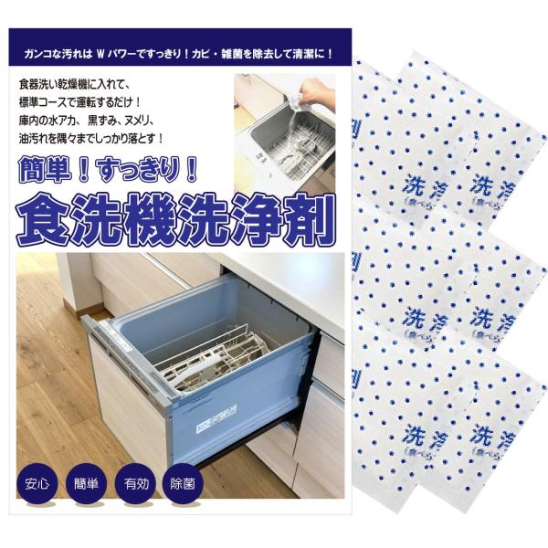 食洗機 庫内クリーナー 6回分 粉末タイプ