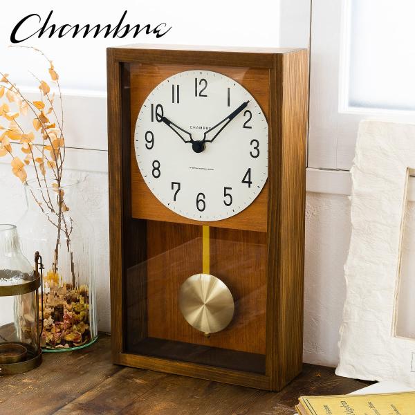 振り子時計 HINOKI PENDULUM CLOCK【BROWN】