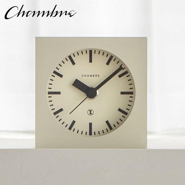 BLOCK DESK CLOCK 【IVORY】