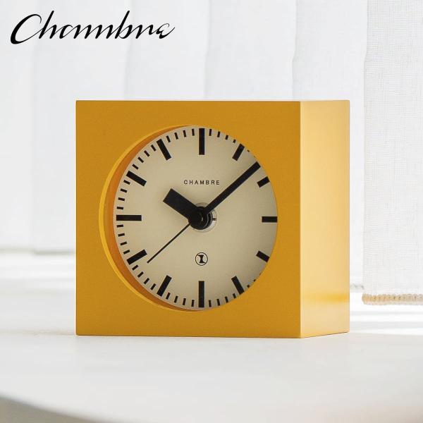 BLOCK DESK CLOCK 【MUSTARD】
