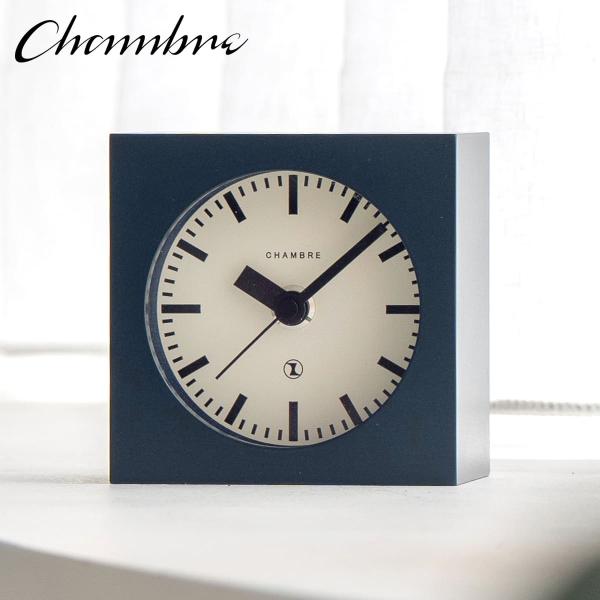 BLOCK DESK CLOCK 【NAVY】