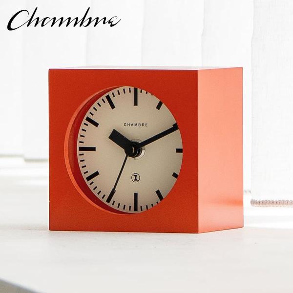 BLOCK DESK CLOCK 【RED】