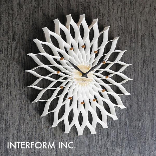 Leffard ルファール ウォールクロック ホワイト CL-9903 WH