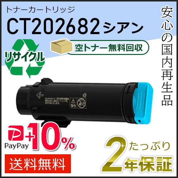 CT202682 ゼロックス用 リサイクルトナーカートリッジ シアン 即納タイプ