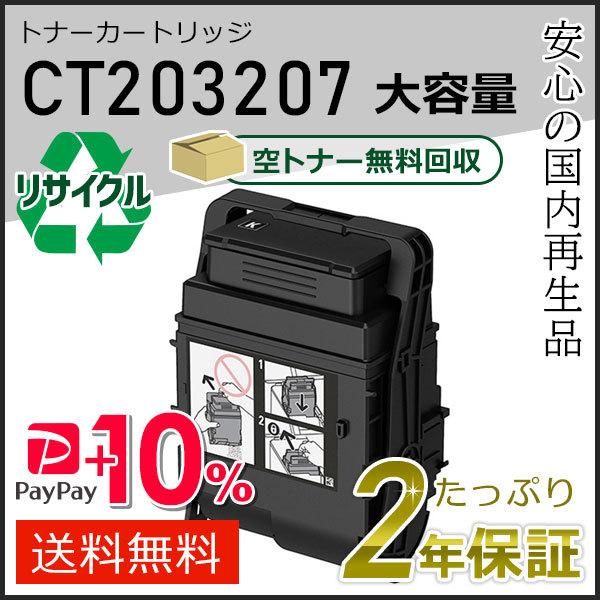 CT203207 ゼロックス用 大容量リサイクルトナーカートリッジ ブラック 即納タイプ