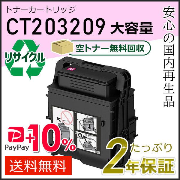 CT203209 ゼロックス用 大容量リサイクルトナーカートリッジ マゼンタ 即納タイプ