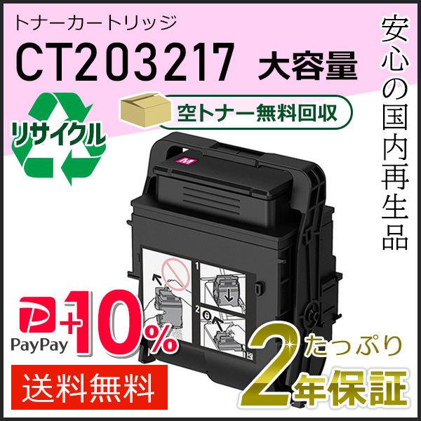 CT203217 ゼロックス用 大容量リサイクルトナーカートリッジ マゼンタ 即納タイプ