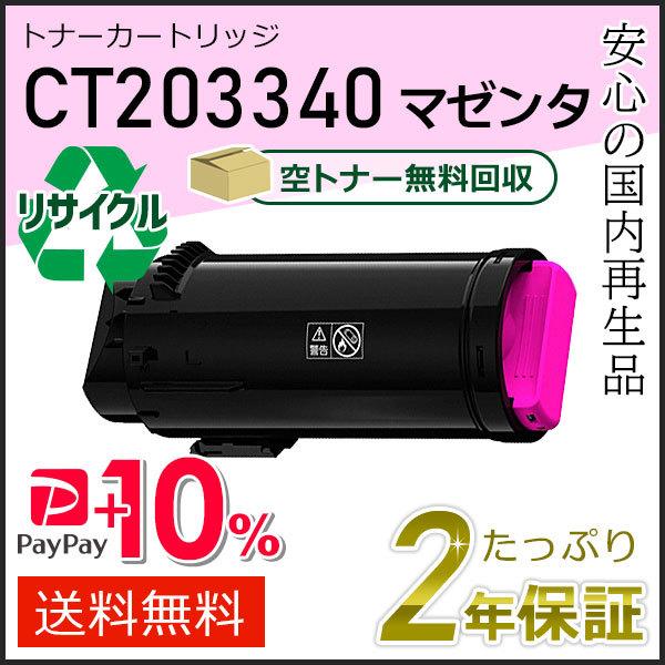 CT203340 ゼロックス用 大容量リサイクルトナーカートリッジ マゼンタ 現物タイプ