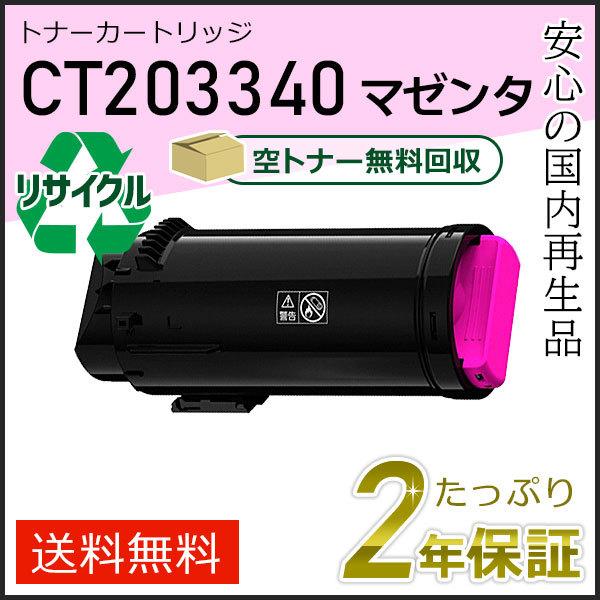 CT203340 ゼロックス用 大容量リサイクルトナーカートリッジ マゼンタ 現物タイプ