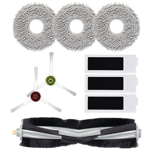 エコバックス T20 OMNI / T20e OMNI用 メインブラシ1本/サイドブラシ2個×1セッ...