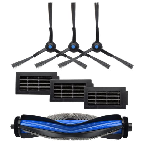 エコバックス T50 OMNI / T50 Pro OMNI用 サイドブラシ、抗菌フィルター、メイン...