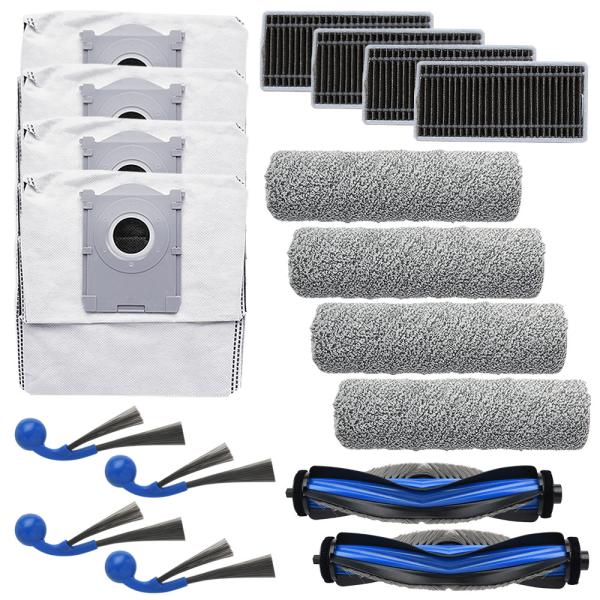 エコバックス T80 OMNI用 メインブラシ、抗菌ゴミパック、抗菌フィルター、ローラーモップ、サイ...