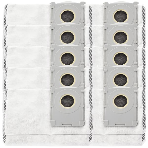 エコバックス T90 OMNI / T90 PRO OMNI用 抗菌ダストバック 互換品 10枚セッ...