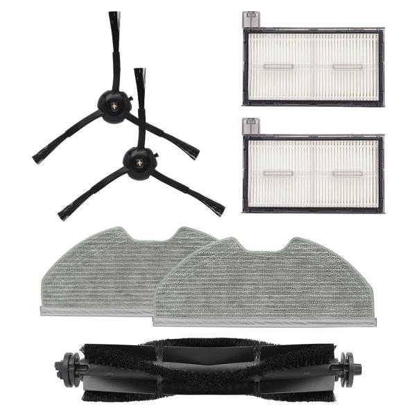 ユーフィー クリーン X8 Pro 用 互換交換パーツ7点セット 互換品（サイドブラシ×2 / フィ...