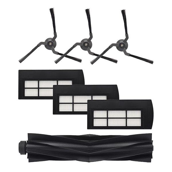 ユーフィー クリーン X9 Pro 用 互換交換パーツ7点セット 互換品（サイドブラシ×3 / フィ...