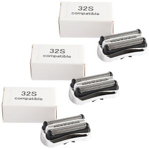 ブラウン シリーズ3用 F/C32S 対応 互換シェーバー替え刃 網刃・内刃一体型（互換品）3個セット