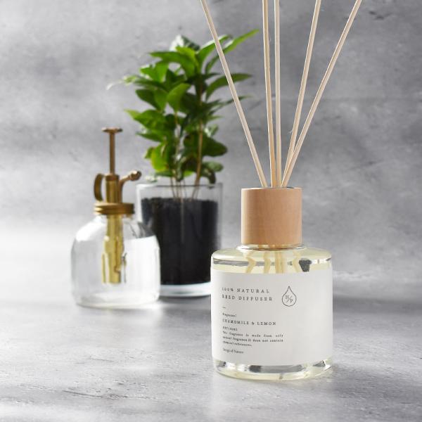 HP リードディフューザー　カモミール＆レモン　ART LAB. (アートラボ) 100%天然香料 ...