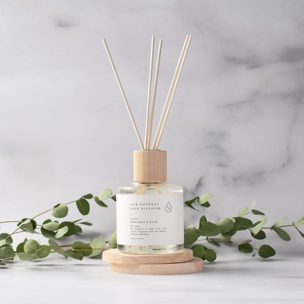 HP リードディフューザー　ベルガモット＆ローズ　ART LAB. (アートラボ) 100%天然香料...