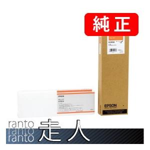 EPSON　純正インク　3341356 エプソン（EPSON） 純正品 ICOR58 オレンジ 700ml 純正インク : 走人