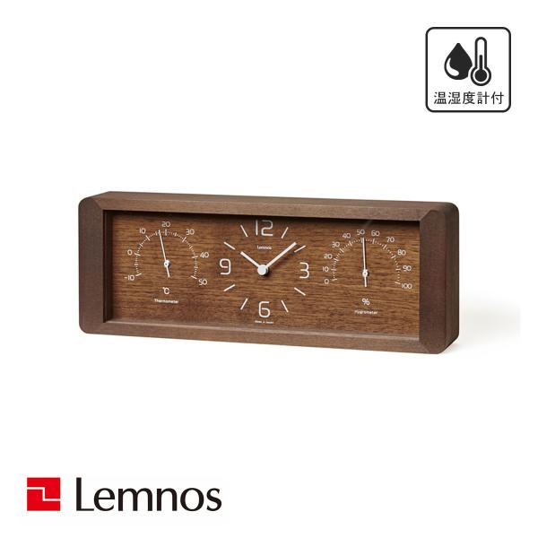 Yokan ヨーカン ［温湿度計付］【ブラウン】 LC11-06 BW / 置き時計 / 日本製 /...