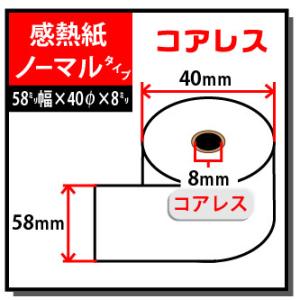 デンソー（DENSO） ETC卓上プリンタ EP-D13モデル 感熱ロール紙 58×40