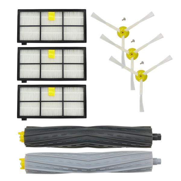 ルンバ 800 / 900 シリーズ用 互換品 消耗品セット ダストカットフィルター×3個 エッジク...
